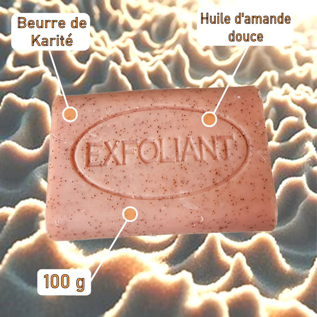 Savon exfoliant