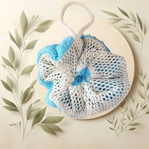 fleur de douche en tissu
