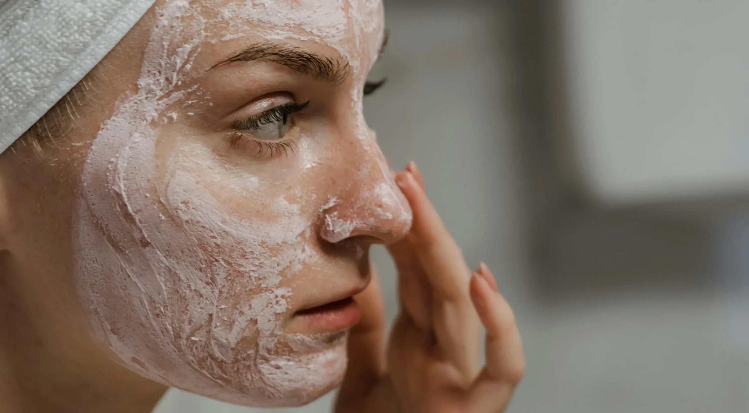 Nettoyage visage masque visage